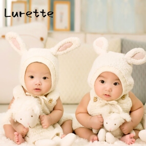 Twin Cute Bunny Set Combo